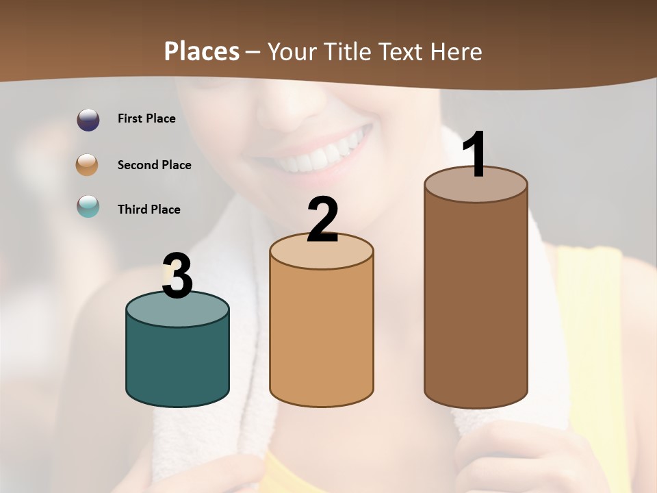 Beautiful Girl Casual PowerPoint Template