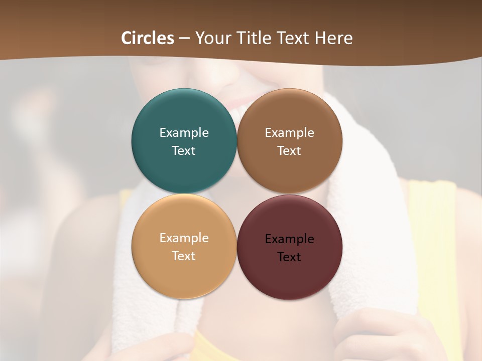 Beautiful Girl Casual PowerPoint Template