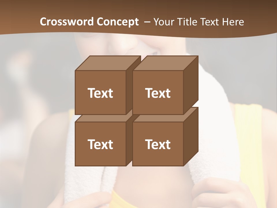 Beautiful Girl Casual PowerPoint Template