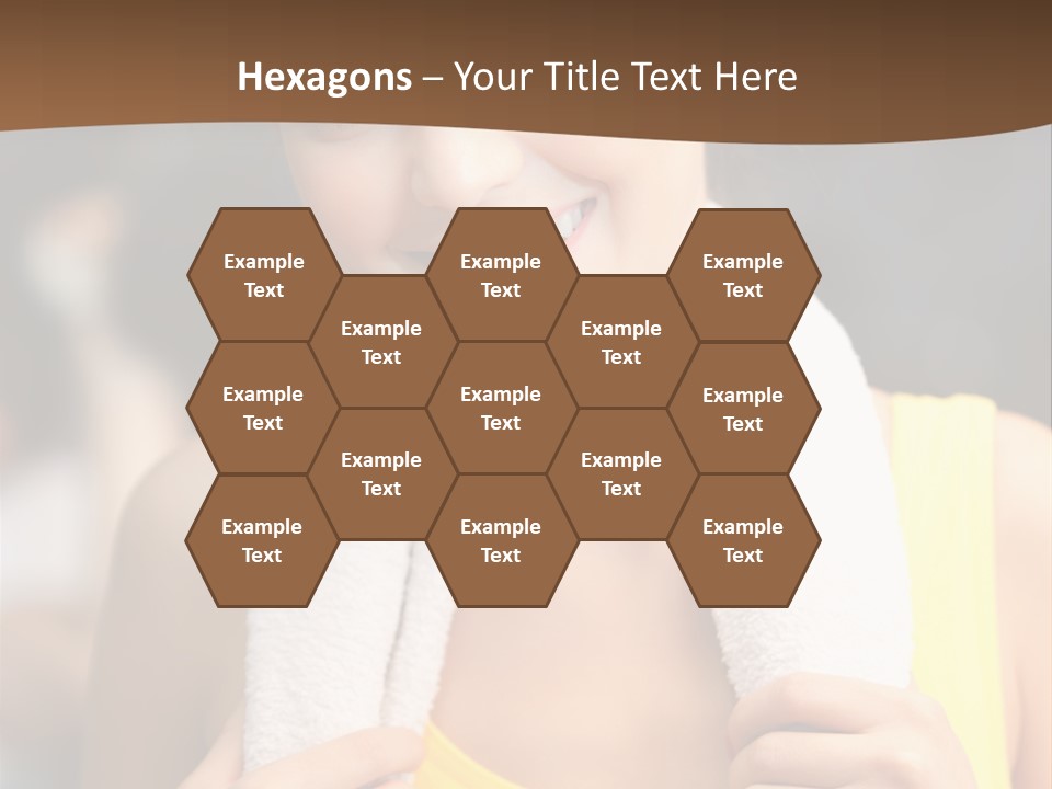 Beautiful Girl Casual PowerPoint Template