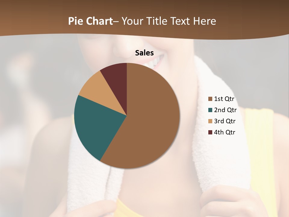 Beautiful Girl Casual PowerPoint Template