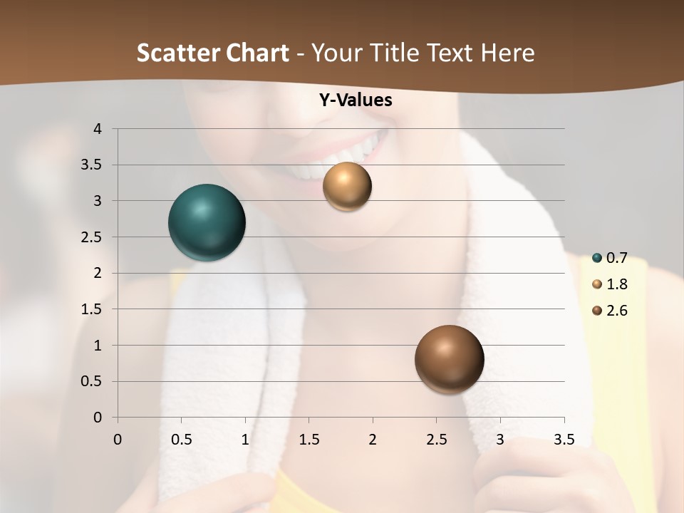 Beautiful Girl Casual PowerPoint Template