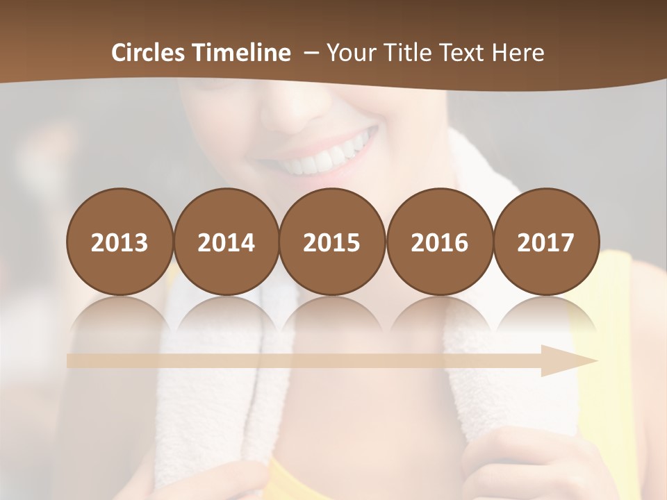 Beautiful Girl Casual PowerPoint Template