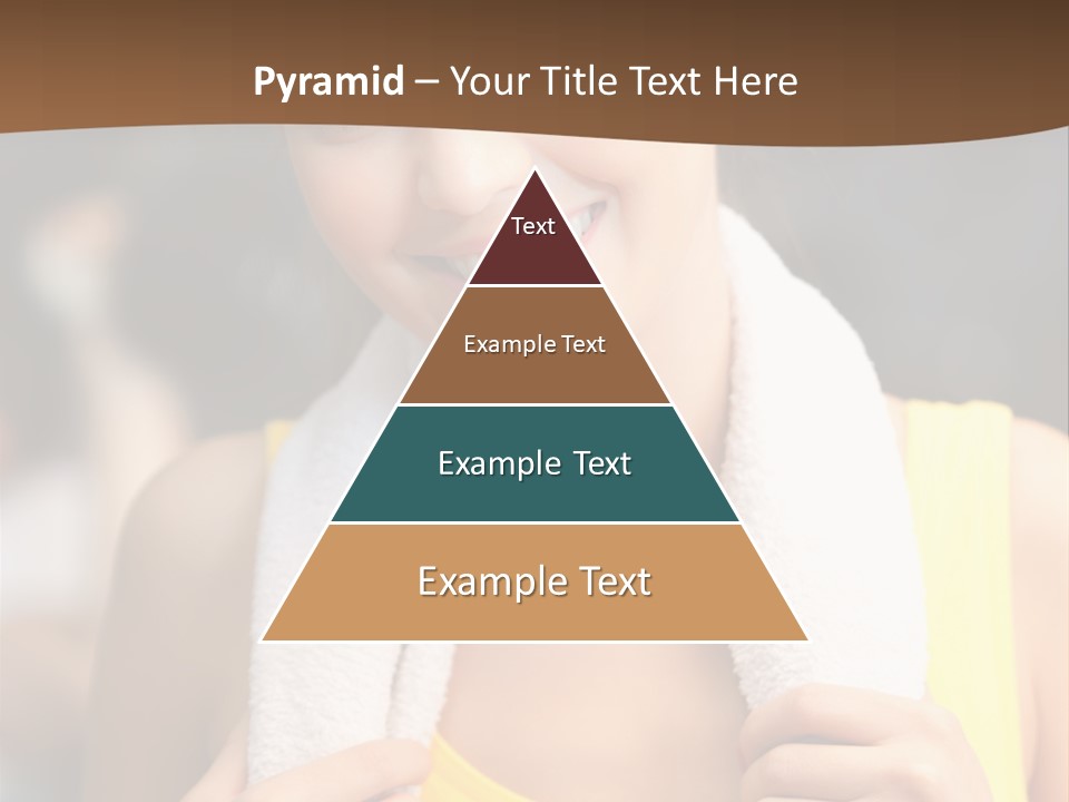 Beautiful Girl Casual PowerPoint Template