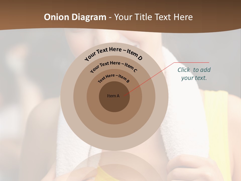 Beautiful Girl Casual PowerPoint Template