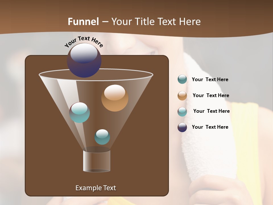 Beautiful Girl Casual PowerPoint Template