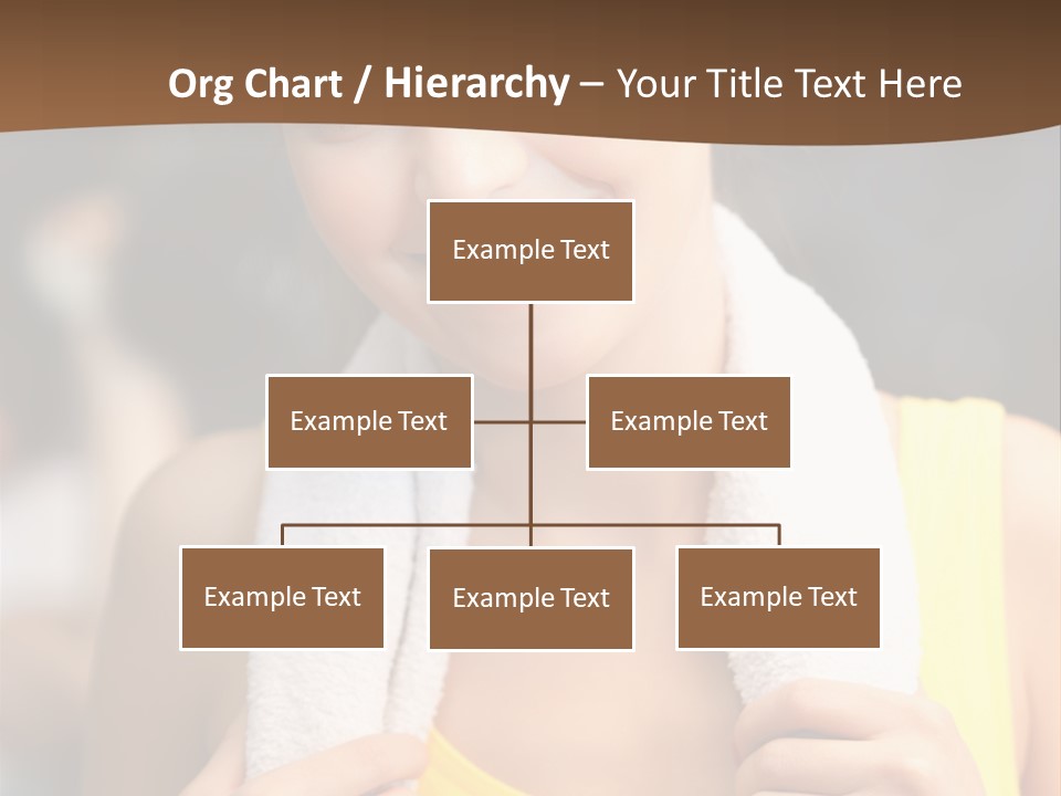 Beautiful Girl Casual PowerPoint Template