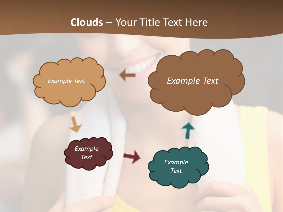 Beautiful Girl Casual PowerPoint Template