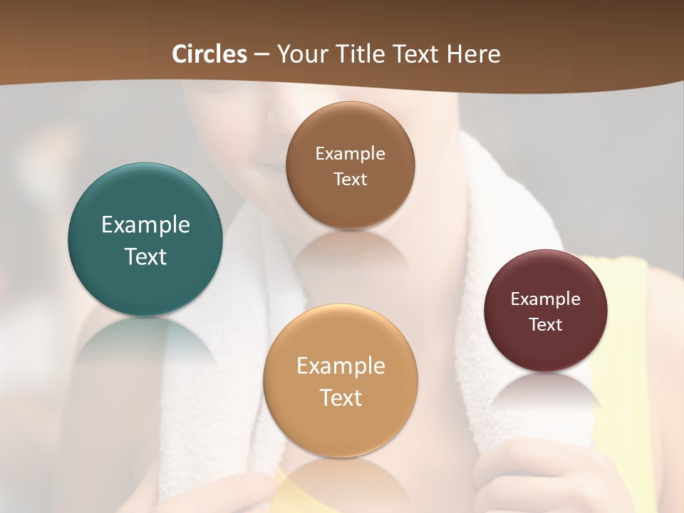 Beautiful Girl Casual PowerPoint Template