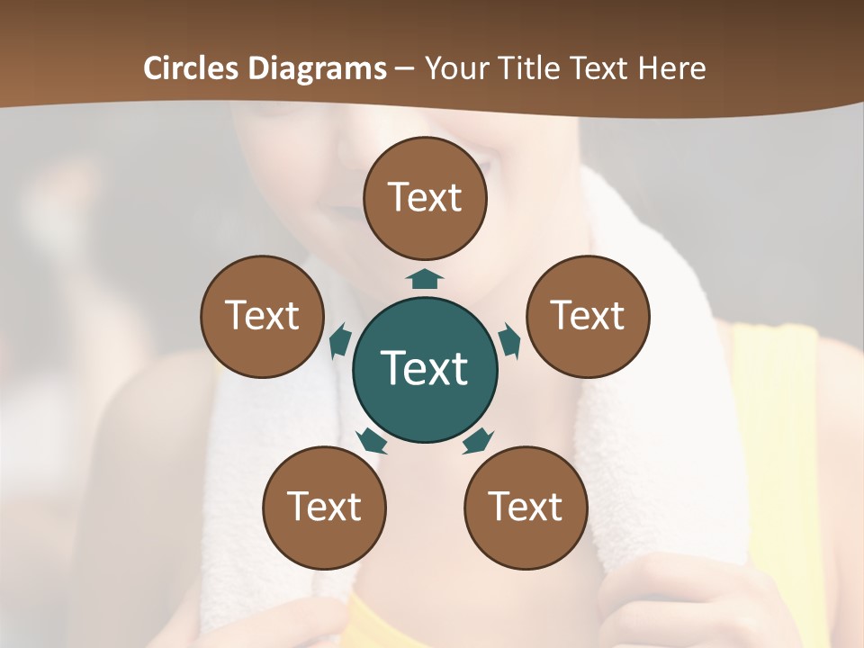 Beautiful Girl Casual PowerPoint Template