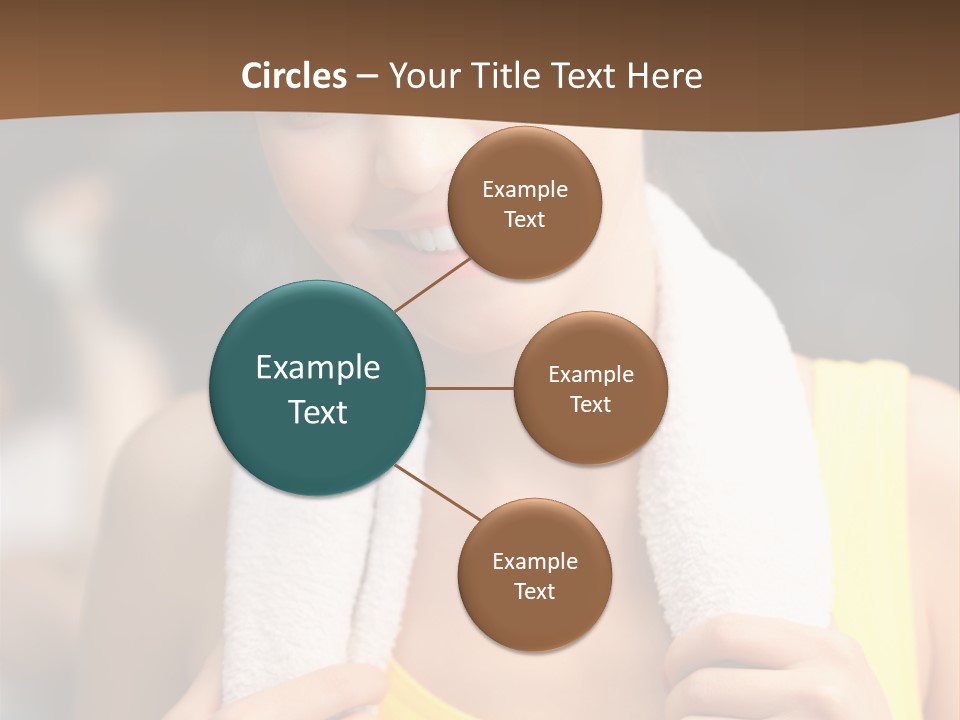 Beautiful Girl Casual PowerPoint Template