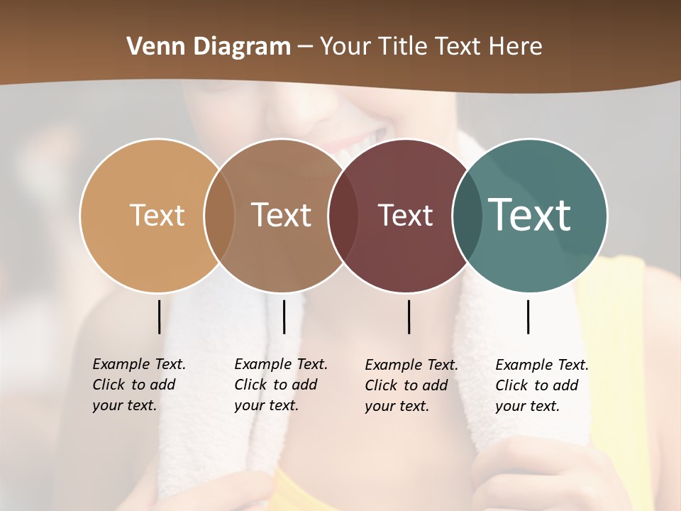 Beautiful Girl Casual PowerPoint Template