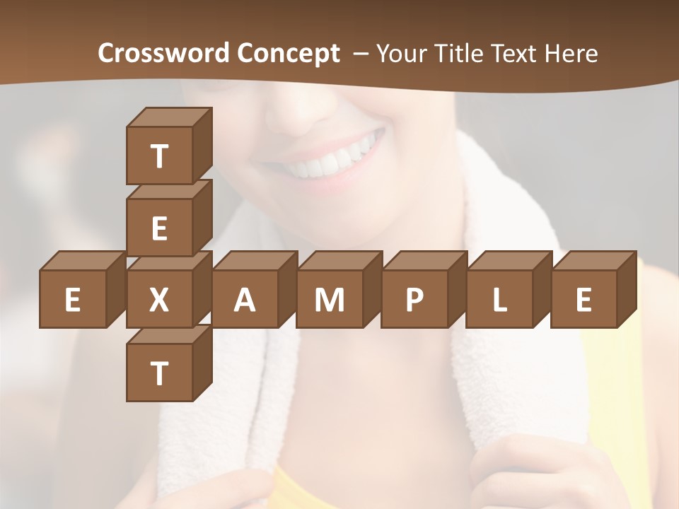 Beautiful Girl Casual PowerPoint Template