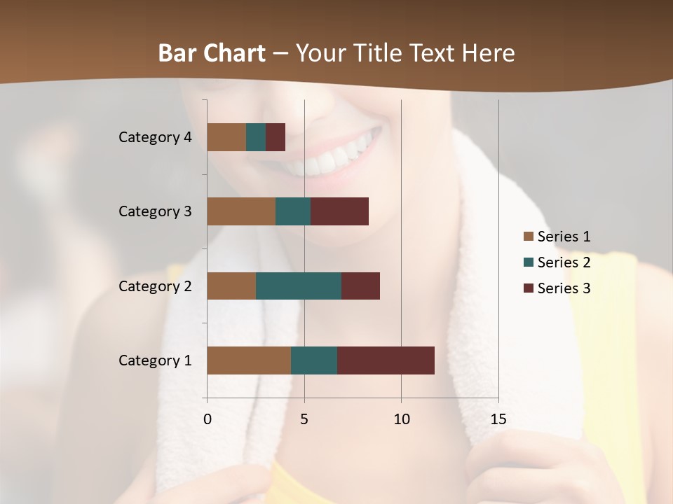 Beautiful Girl Casual PowerPoint Template