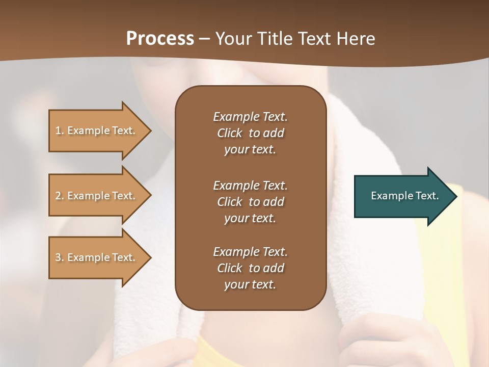 Beautiful Girl Casual PowerPoint Template