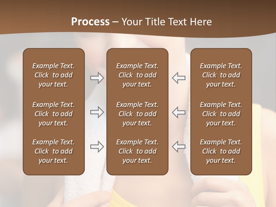 Beautiful Girl Casual PowerPoint Template
