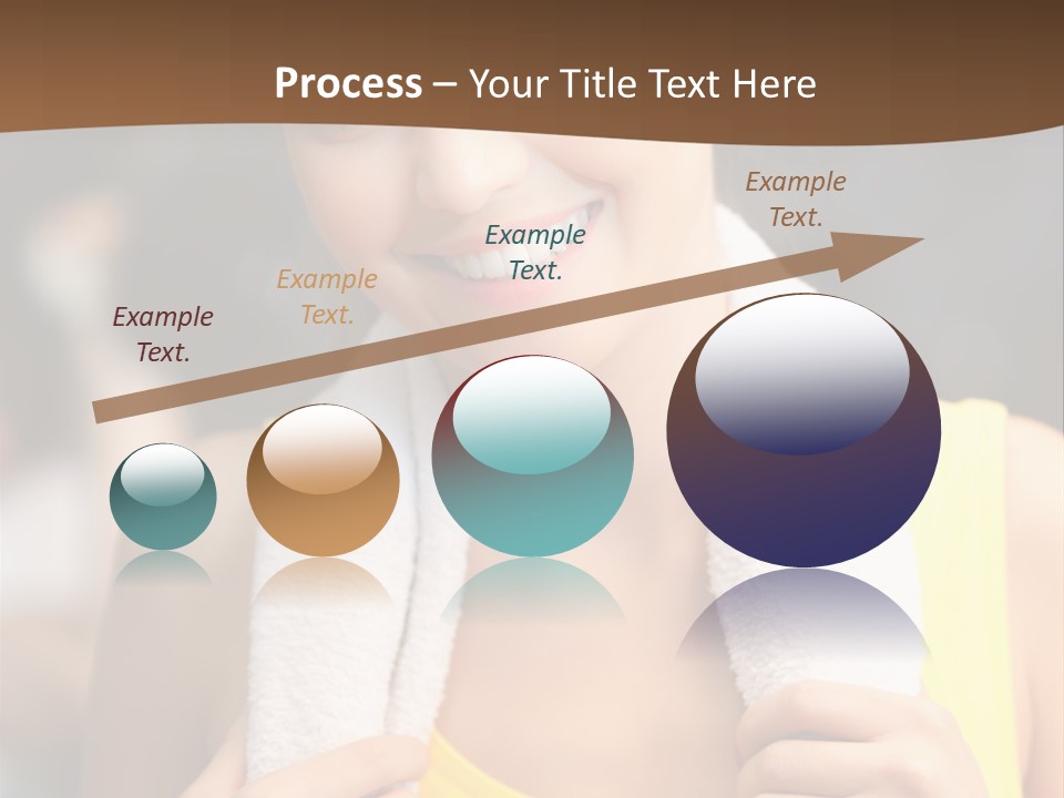 Beautiful Girl Casual PowerPoint Template