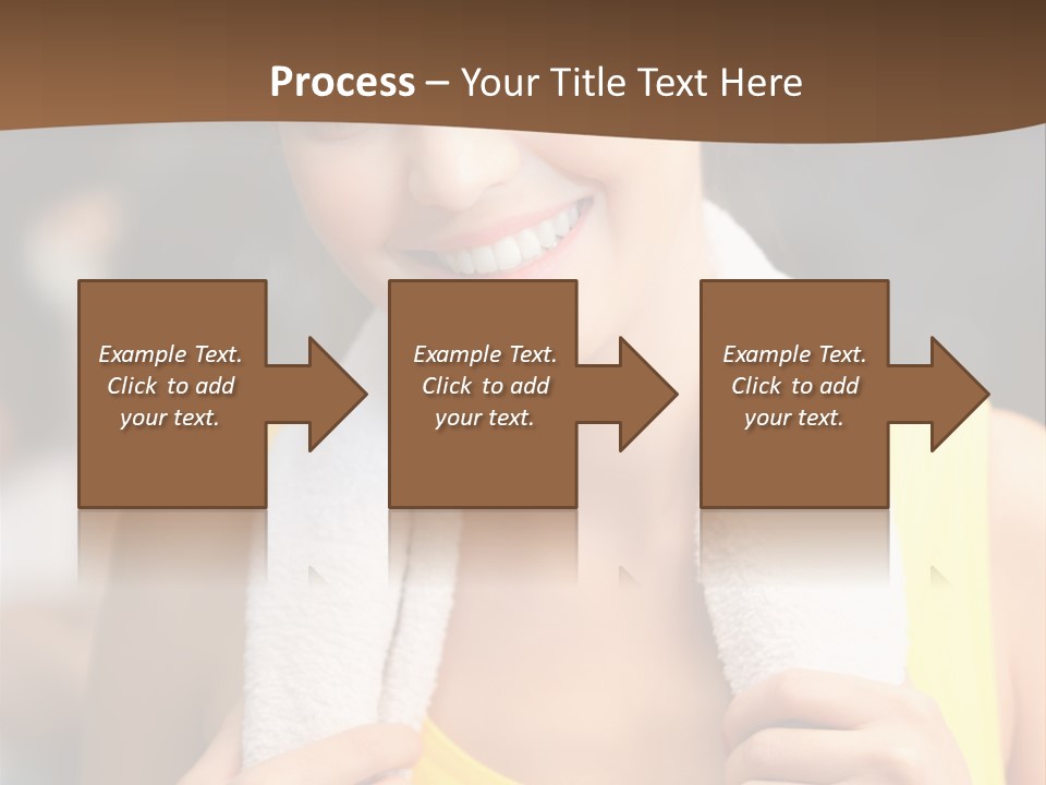 Beautiful Girl Casual PowerPoint Template