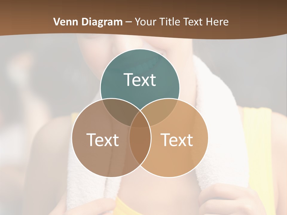 Beautiful Girl Casual PowerPoint Template