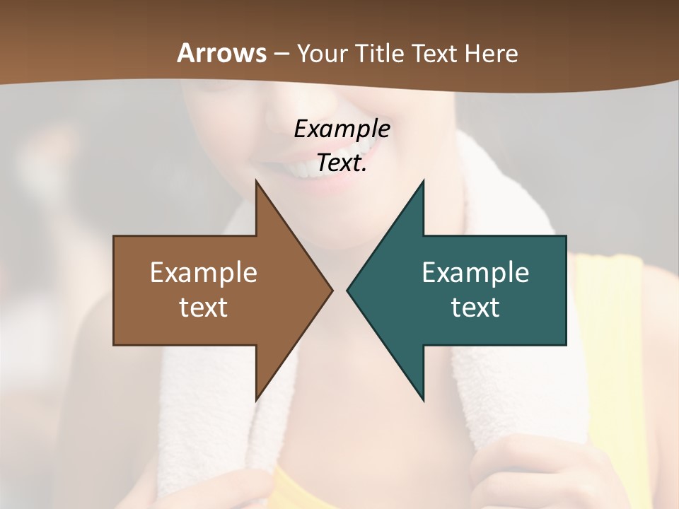 Beautiful Girl Casual PowerPoint Template