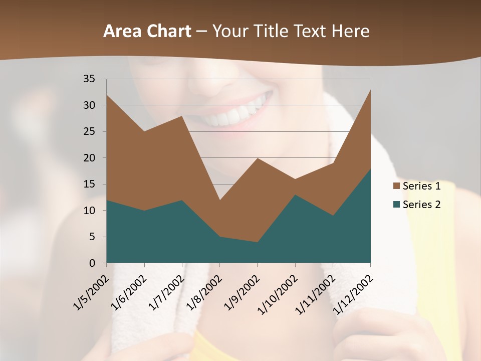 Beautiful Girl Casual PowerPoint Template