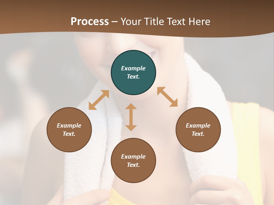 Beautiful Girl Casual PowerPoint Template