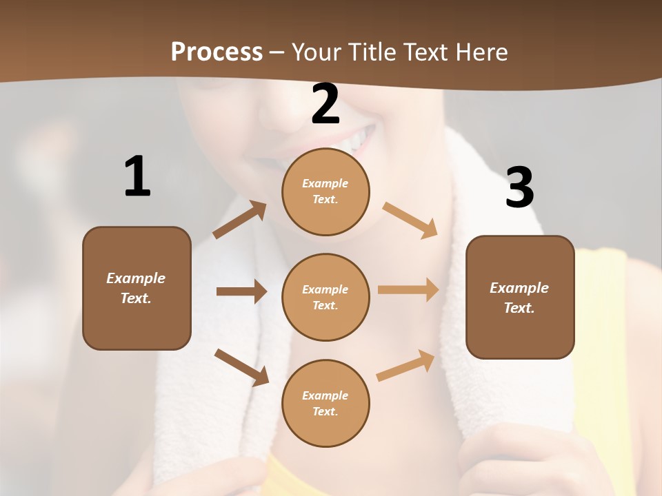 Beautiful Girl Casual PowerPoint Template