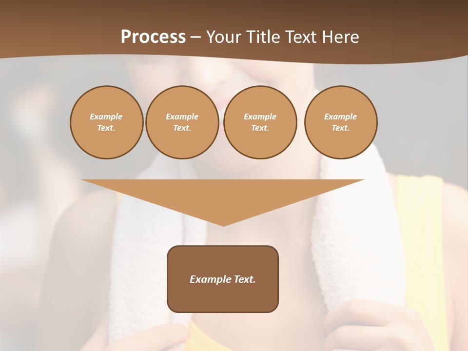 Beautiful Girl Casual PowerPoint Template