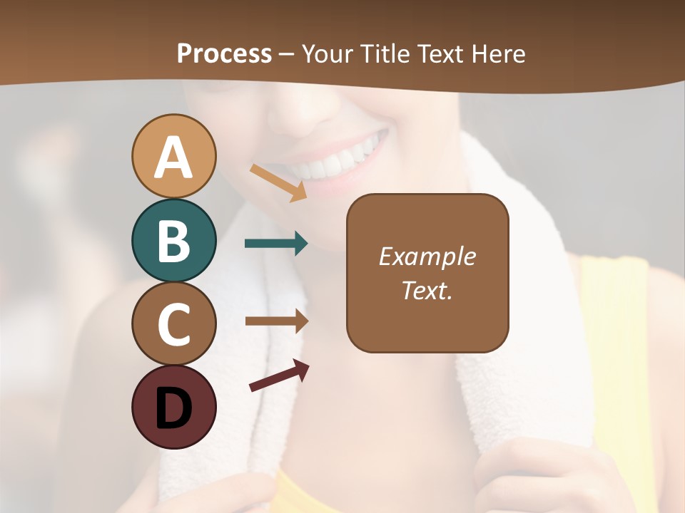 Beautiful Girl Casual PowerPoint Template