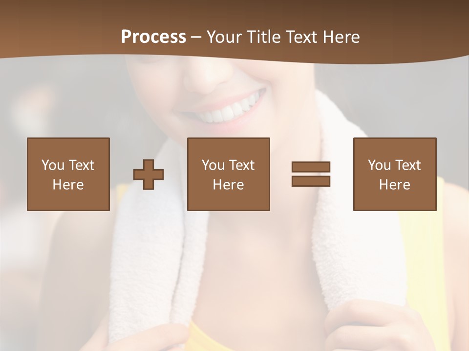 Beautiful Girl Casual PowerPoint Template