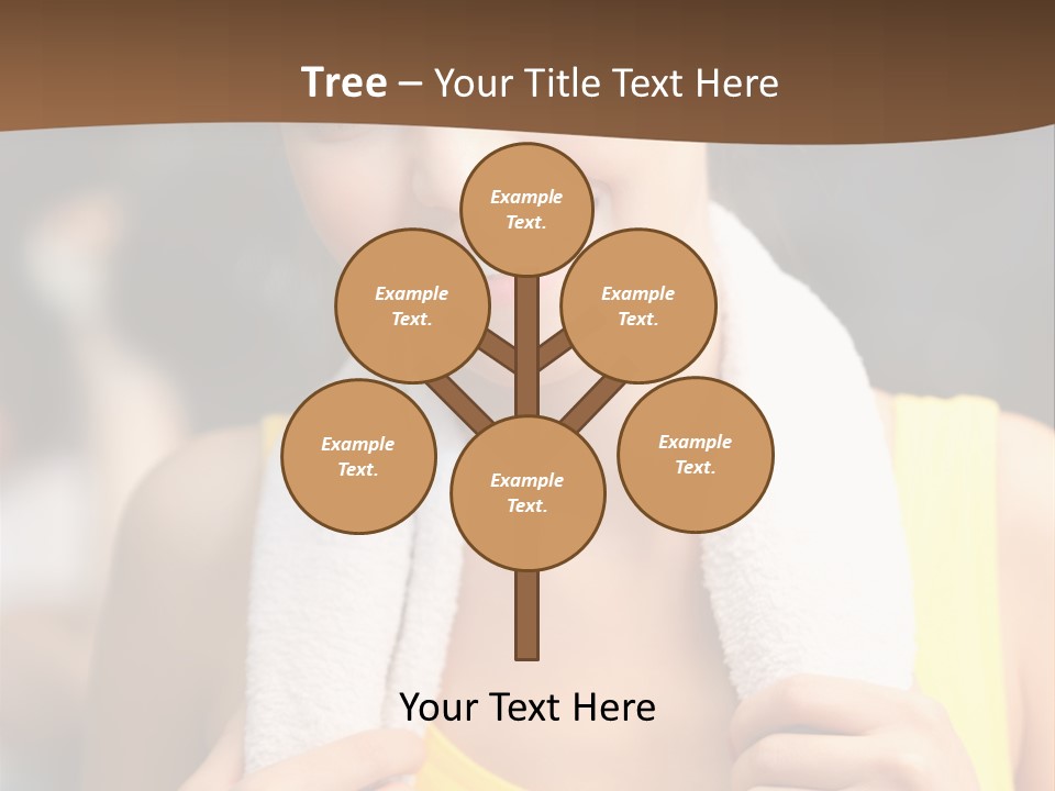 Beautiful Girl Casual PowerPoint Template