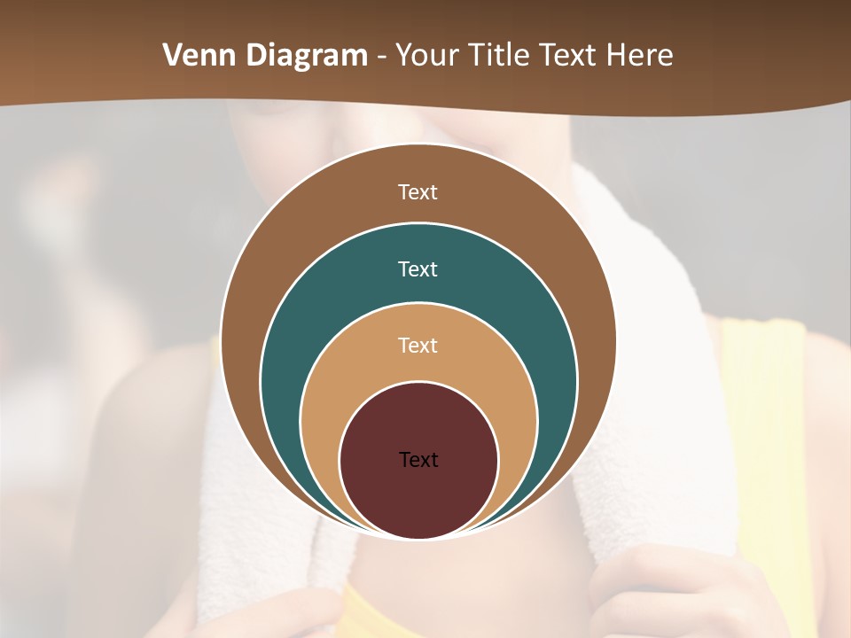 Beautiful Girl Casual PowerPoint Template