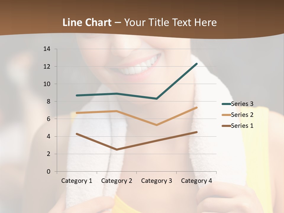 Beautiful Girl Casual PowerPoint Template