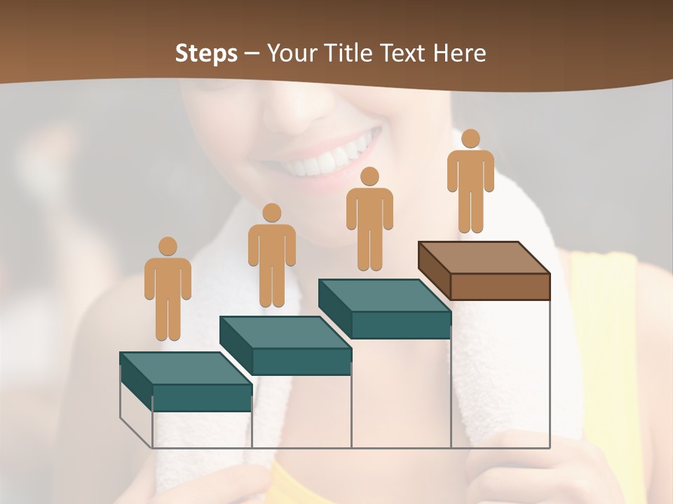 Beautiful Girl Casual PowerPoint Template