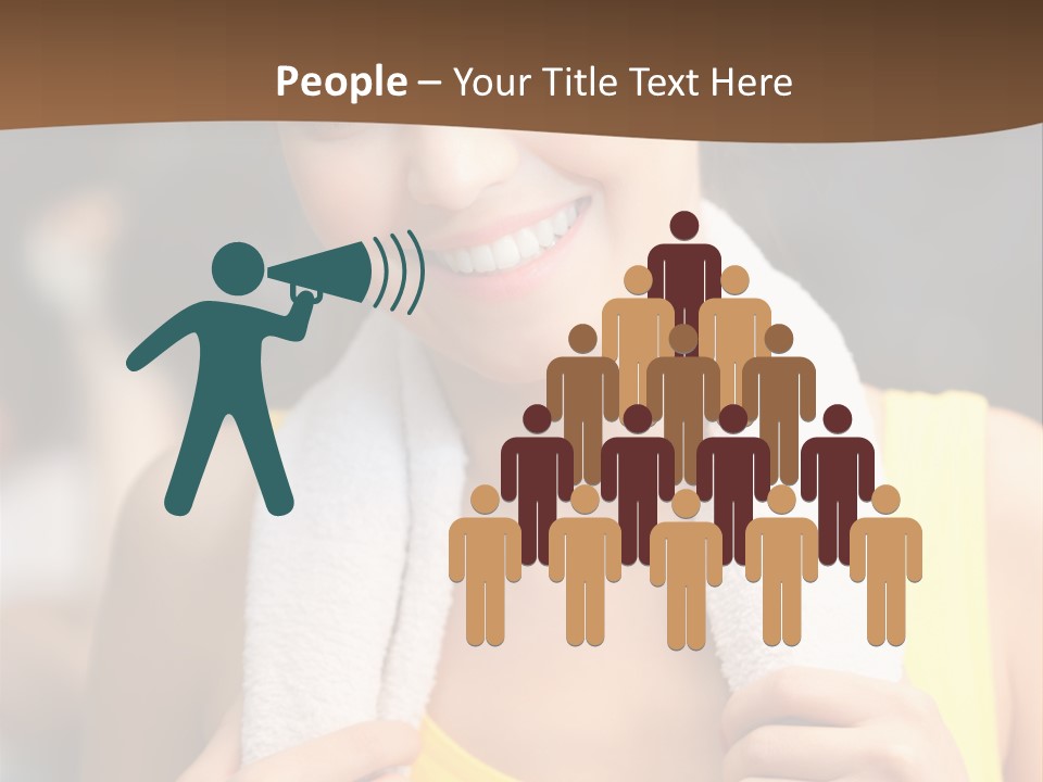 Beautiful Girl Casual PowerPoint Template