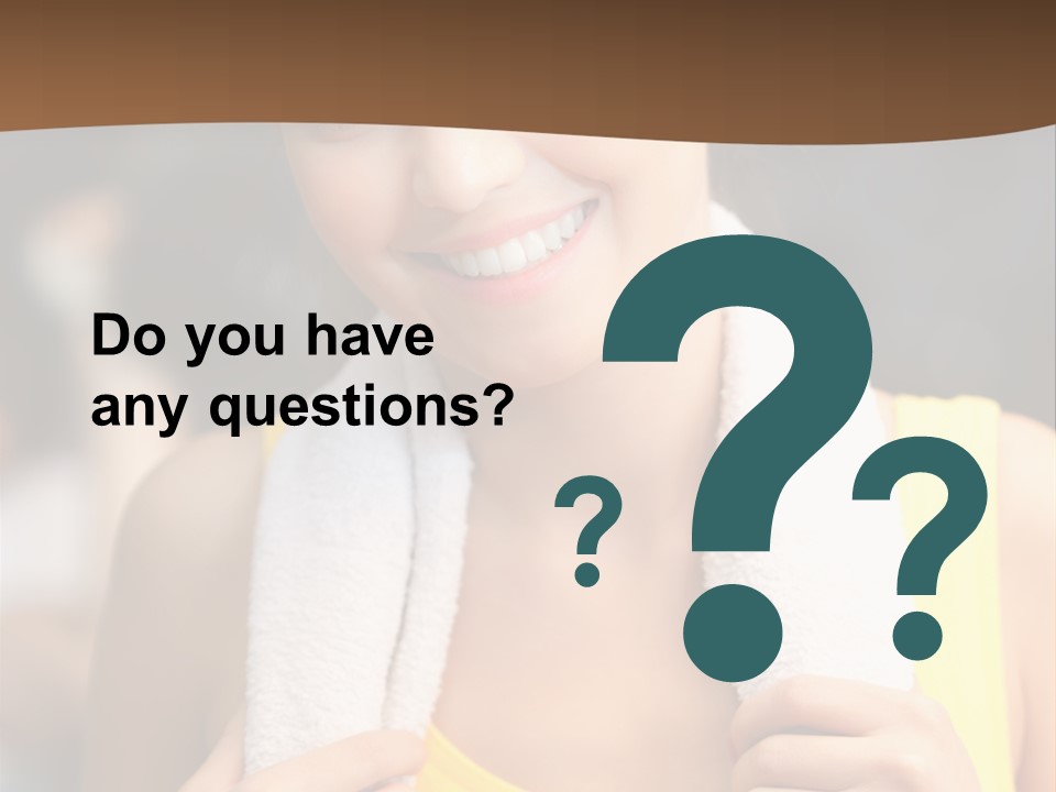 Beautiful Girl Casual PowerPoint Template