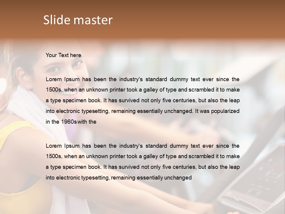 Body Sports Diet PowerPoint Template