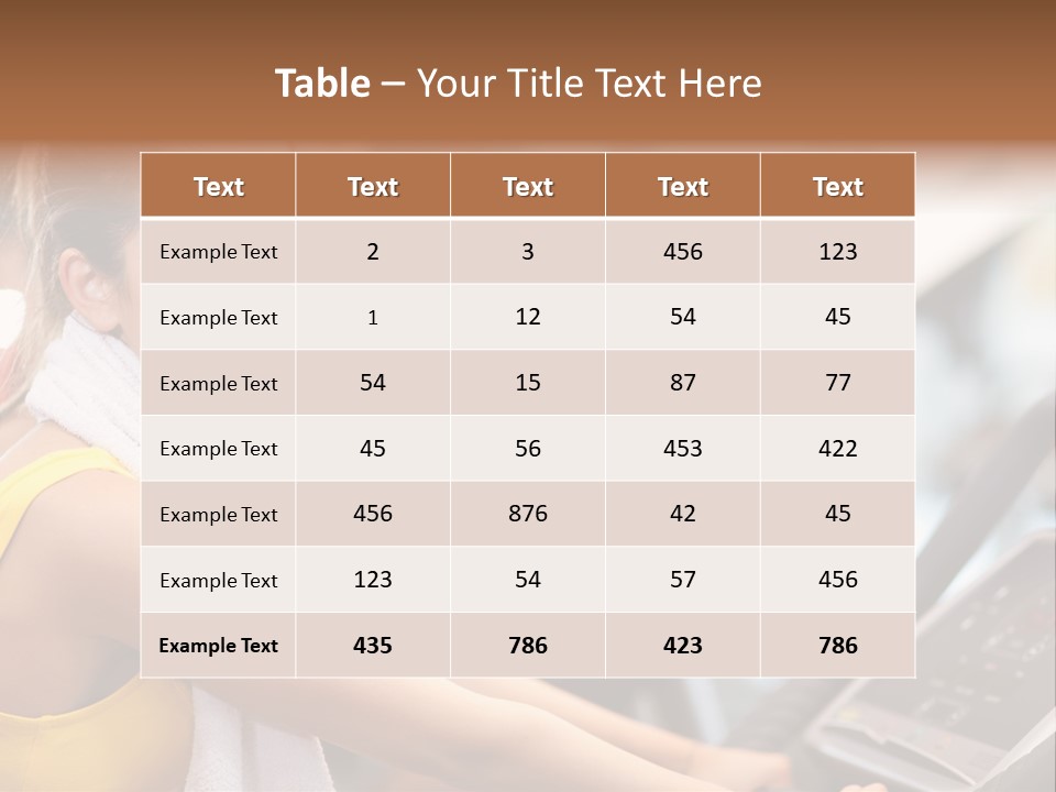 Body Sports Diet PowerPoint Template