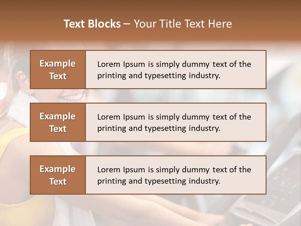 Body Sports Diet PowerPoint Template