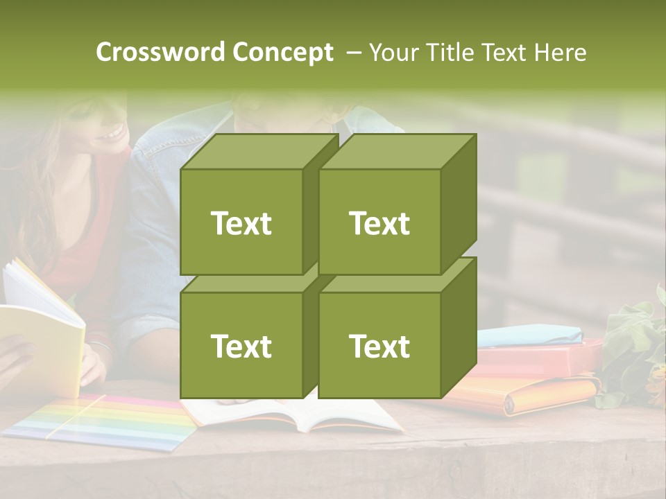 Male Learn Young PowerPoint Template