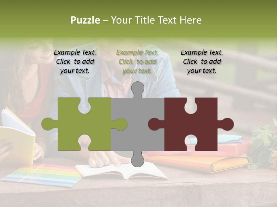 Male Learn Young PowerPoint Template