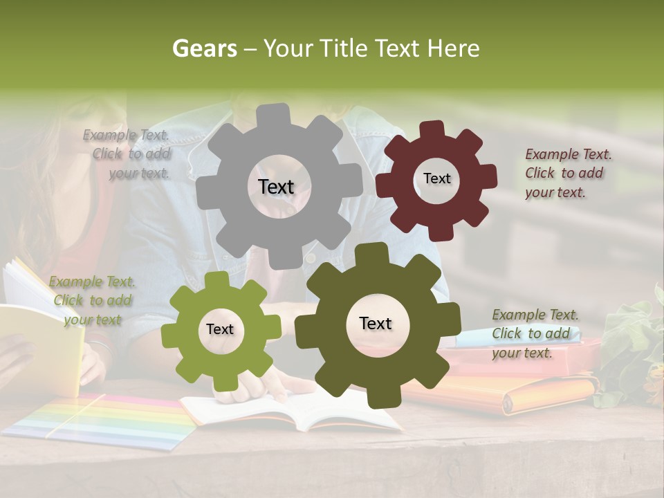 Male Learn Young PowerPoint Template