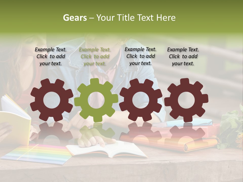 Male Learn Young PowerPoint Template