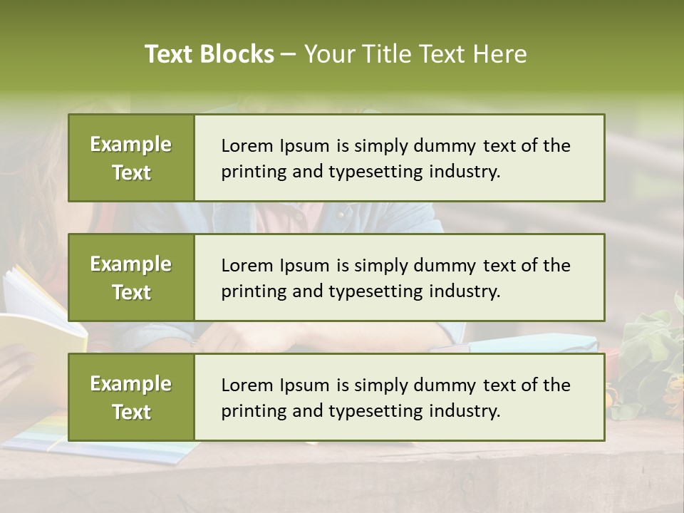 Male Learn Young PowerPoint Template