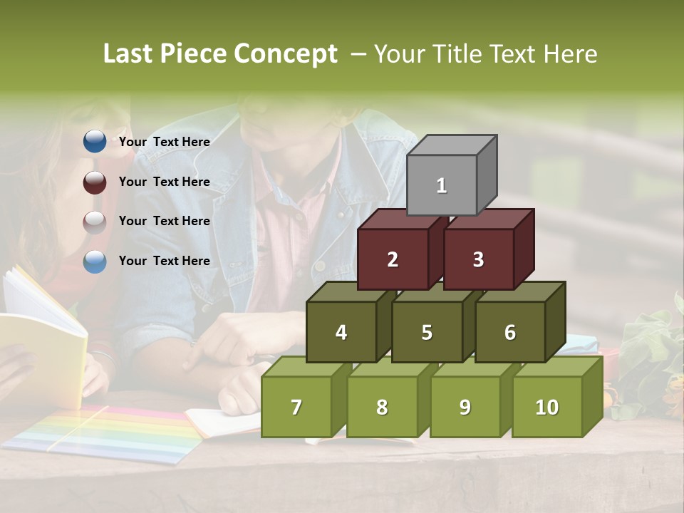 Male Learn Young PowerPoint Template