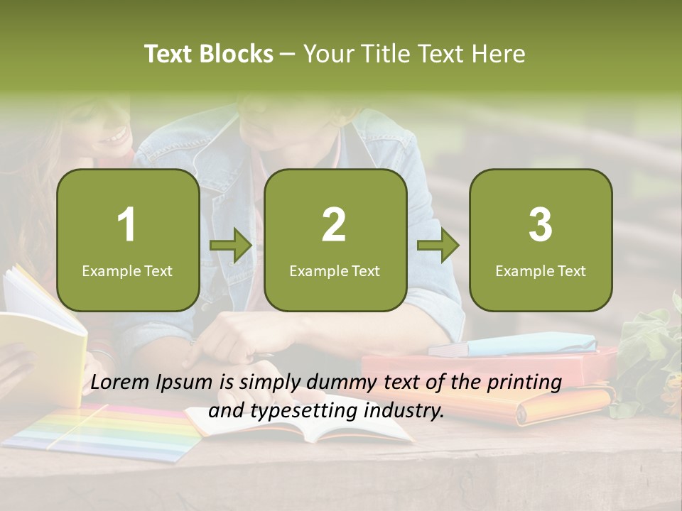 Male Learn Young PowerPoint Template