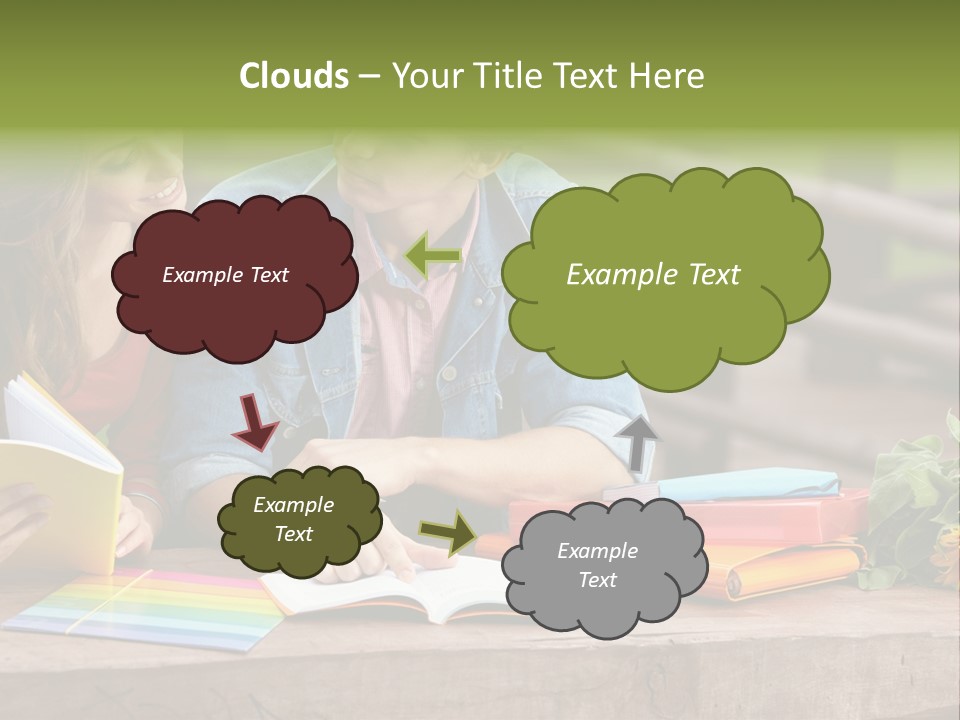 Male Learn Young PowerPoint Template