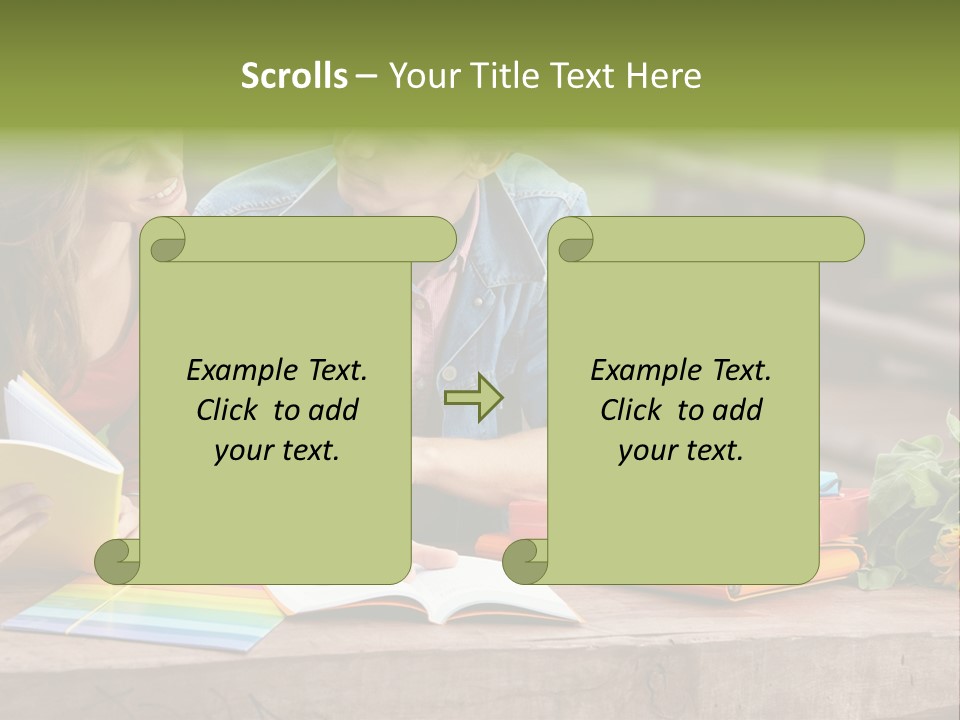 Male Learn Young PowerPoint Template