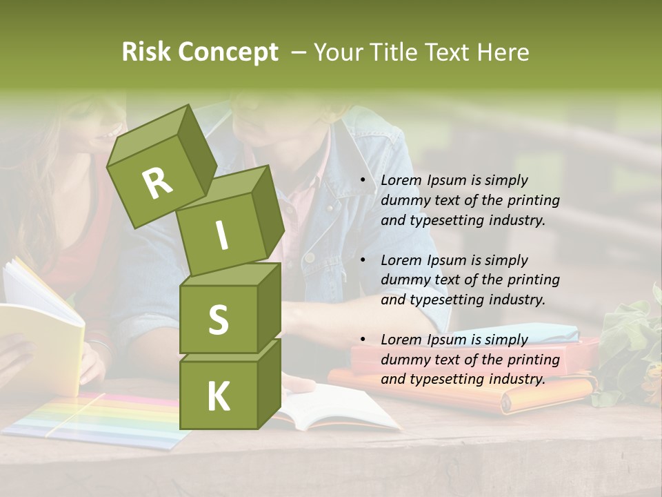 Male Learn Young PowerPoint Template