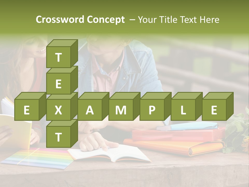 Male Learn Young PowerPoint Template